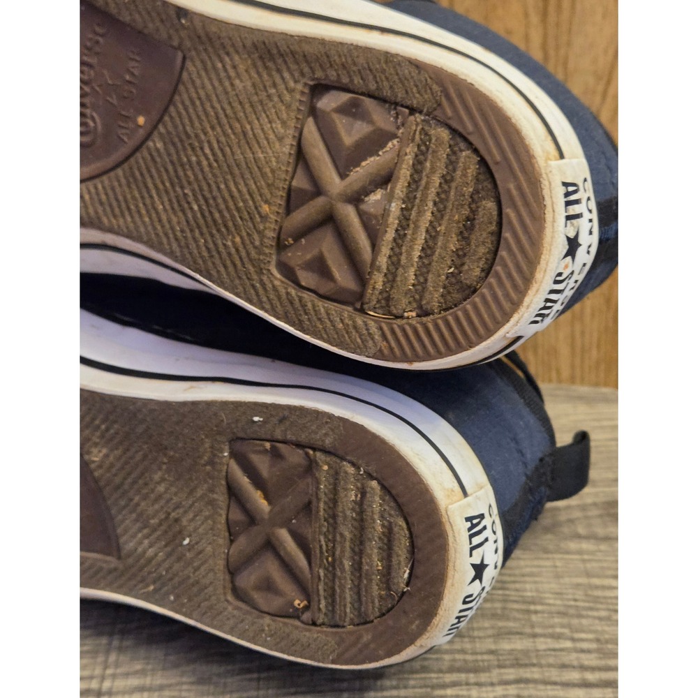 Converse Chuck Taylor All Star High Street Mid Sneakers Mens 7.5 Womens 9.5 Navy - Picture 7 of 11